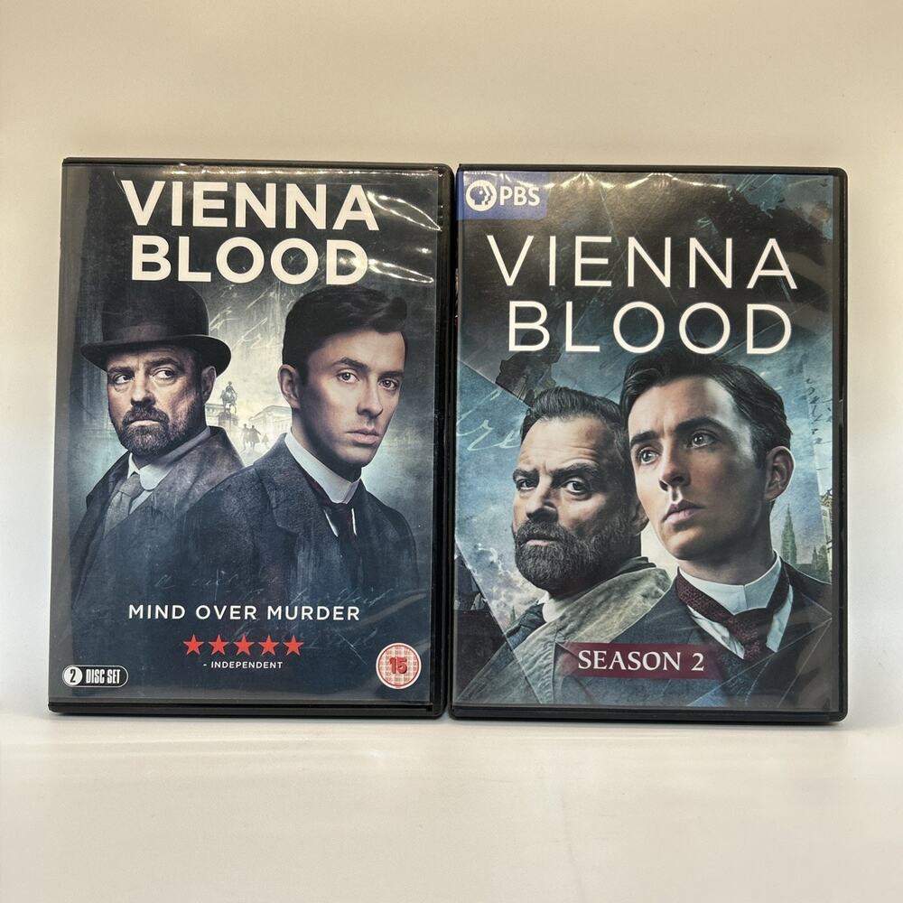 DVD Vienna Blood 1+2 British-Austrian TV Period Crime Historical Mystery REG1+2